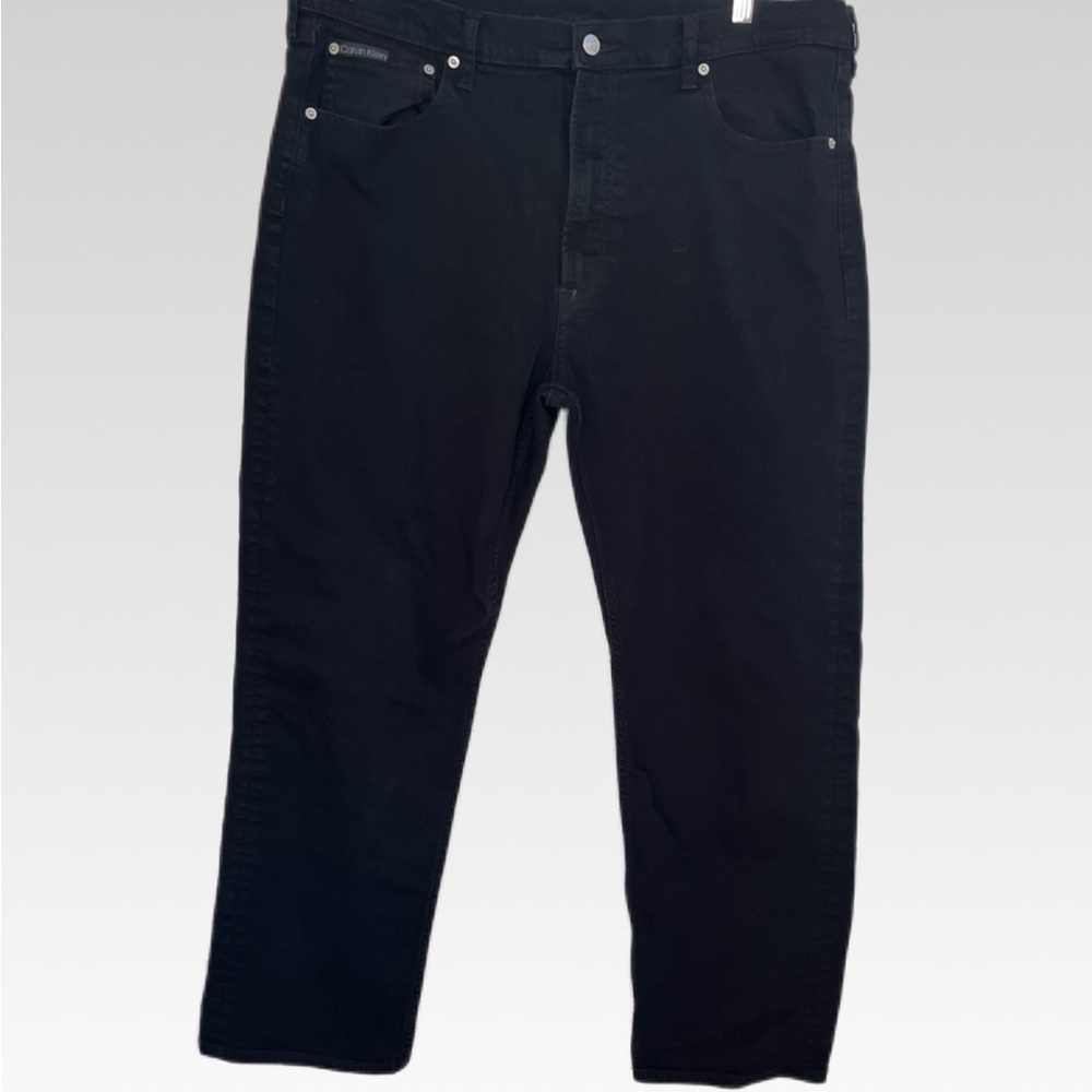 Calvin Klein Jeans Men's Relaxed Black Denim size 40X30